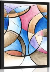 Dovido Poszter absztrakt alakok - 30x45 black