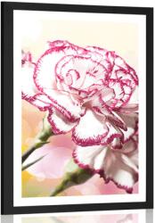 Dovido Poszter elegáns szegfű - 60x90 white