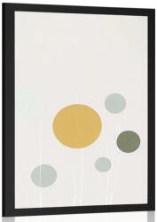 Dovido Poszter minimalisták fák körökkel. - 40x60 black
