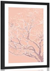 Dovido Poszter paszportuval fakorona - 60x90 silver