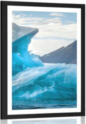Dovido Poszter paszportuval gleccserek - 20x30 black
