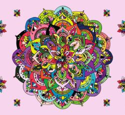 Dovido Tapéta színes Mandala - 294x270