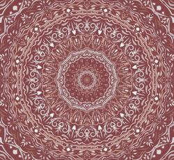 Dovido Tapéta Mandala vintage stílusban rózsaszín vátlozata - 294x270