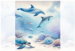 Dovido Tapéta tengeri világ delfinekkel - 245x270
