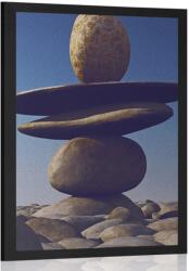 Dovido Poszter összerakott kövek a holdfényben - 30x45 no frame