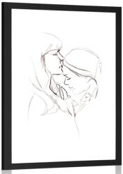 Dovido Poszter paszpartuval tiszta szeretet - 30x45 silver