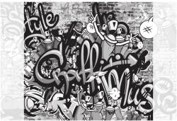Dovido Tapéta szürke graffiti fal - 294x270