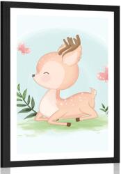 Dovido Poszter paszportuval aranyos őzike - 40x60 no frame