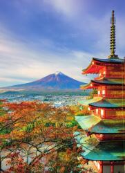 Dovido Öntapadó fotótapéta kilátással a Chureito pagodára és a Fuji-hegyre - 196x270