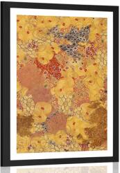 Dovido Poszter paszpartuval, absztrakció G. Klimt stílusában - 20x30 no frame