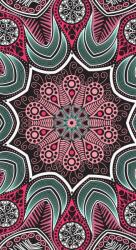Dovido Öntapadó tapéta indiai Mandala virágokkal - 147x270