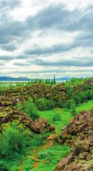 Dovido Öntapadó fotótapéta Thingvellir Nemzeti Park - 147x270