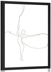 Dovido Poszter ekegáns balerina - 20x30 white