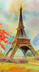 Dovido Tapéta Eiffel torony pasztell színekben - 147x270