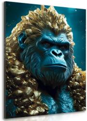 Dovido Kék gorilla kék-arany változatban - 40x60