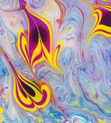 Dovido Tapéta absztrakció Ebru stílusban - 245x270