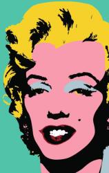 Dovido Öntapadó tapéta ikonikus Marilyn Monroe v pop art dizájnban - 196x270