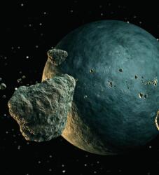 Dovido Tapéta meteoritok a bolygó körül - 245x270