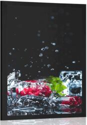 Dovido Poszter gyümölcsös jégkockák - 40x60 black