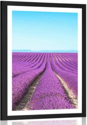 Dovido Poszter paszportuval végtelen levandula mező - 20x30 no frame