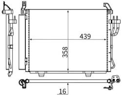 MAHLE Condensator, climatizare MAHLE BEHR AC 17 000S (AC 17 000S)