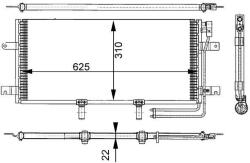 MAHLE Condensator, climatizare MAHLE BEHR AC 332 000S (AC 332 000S)