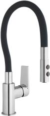 Wave Yoga Easy Fix flexibilis mosogató csaptelep, fekete (WVJG01EF) (WVJG01EF)