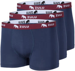 Zulu Bambus 210 4in 3-pack férfi boxer L / kék/piros