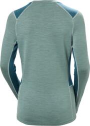 Helly Hansen W Lifa Merino Midweight Crew női funkcionális felső L / zöld