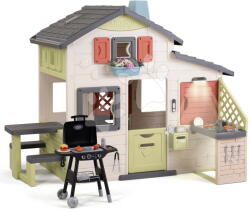 Smoby Căsuță pentru Prieteni cu grătar lângă bucătărie Friends House Life Smoby extensibilă cu filtru UV (SM810300-AE) Casuta pentru copii