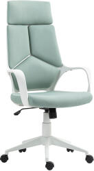 HomCom Scaun pentru Birou sau Gaming în Material Textil cu Spătar Înalt Verde | Aosom Romania (921-071V00GN)
