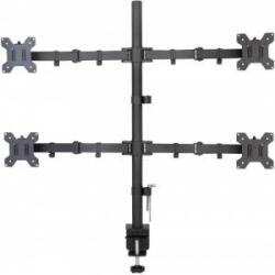TECHLY Desk Mount for 4 Monitors 13 - 27 (ICA-LCD 382-Q)