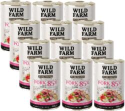  Wild Farm WILD FARM PURE MONO Sertéshúsos Alma és Quinoa 12x400g monoprotein kutyatáp