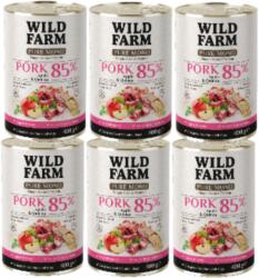  Wild Farm WILD FARM PURE MONO Sertéshúsos Alma és Quinoa 6x400g monoprotein kutyatáp - abiszoo - 5 898 Ft