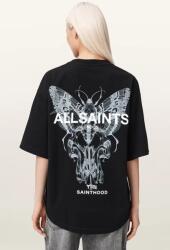 AllSaints tricou oversized pentru femei, din bumbac HALIS PPY2-TSD13K_99X (W140JE)