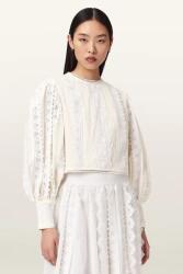 AllSaints bluză din bumbac HART PPY2-BDD0AM_00X (W052PE)
