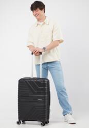 Samsonite FLYTWIST négykerekű bővíthető közepes bőrönd-Fekete 155266-0614