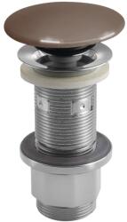 SAPHO Sapho, Mosdó lefolyó 5/4", klikk-klakk rendszerrel, betondugóval, 10-80mm, sötétbarna, félfényes, AS915 (AS915)