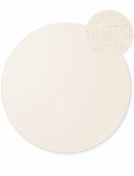 Elle Decoration Covor crem țesut manual rotund din lână ø 160 cm Puristic Knots - Elle Decoration Covor