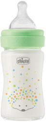 Chicco Üvegből készült cumisüveg Perfect Easy 150 ml, lassú szilikon áramlás, semleges, 0m+