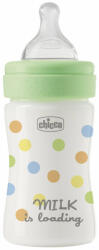 Chicco Perfect Easy cumisüveg 150 ml, lassú szilikon áramlás, semleges, 0m+