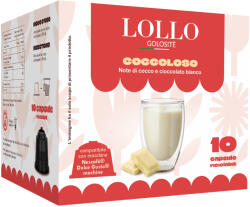 Lollo Caffé Coccoloso Ciocolata Alba pentru Dolce Gusto 10 capsule