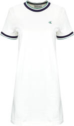 Calvin Klein Rochii scurte Femei SS CTN MONOGRAM STRIPE TRIM MINI Calvin Klein Jeans Bej EU M