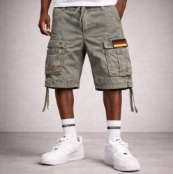 Surplus Rovid nadrag Surplus Airborn Vintage Shorts Olive Flag