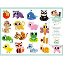 DJECO Abtibilduri Pui de animale, Djeco (DJ09084) - infant