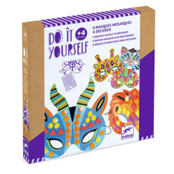 DJECO Joc creativ DIY Masti animale din jungla, Djeco (DJ07900)