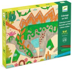 DJECO Atelier de pictura pe lemn Dinozauri, Djeco (DJ08739) - infant