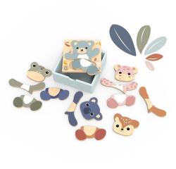 Speedy Monkey Puzzle din lemn Mix & Match, Speedy Monkey (SM_SP1039)