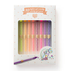DJECO Set 10 pixuri cu gel culori pastelate si neon, Djeco (DD03779)