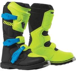 THOR Blitz XP Gyerek Motocross Csizma (Acid-Fekete) 34110521-5 (34110521-5)